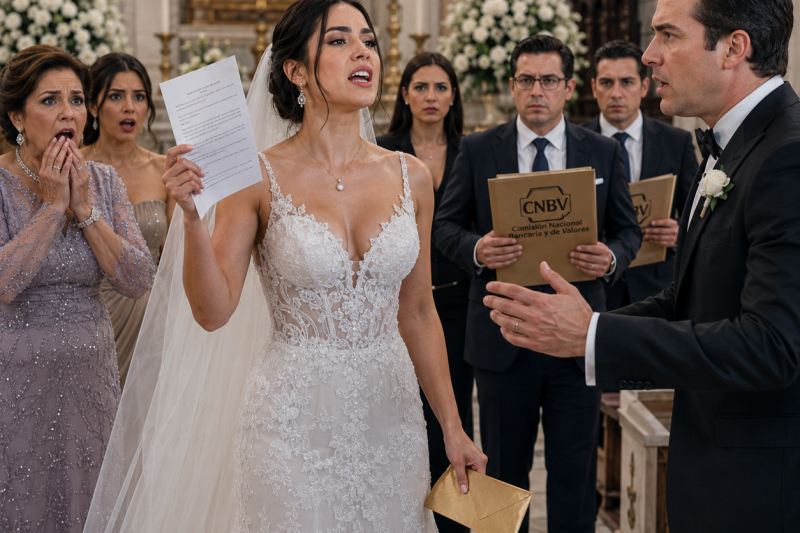 Mi prometido brindó la noche antes de la boda diciendo que yo era temporal, sin saber que al día siguiente leería sus correos frente al altar y a sus socios