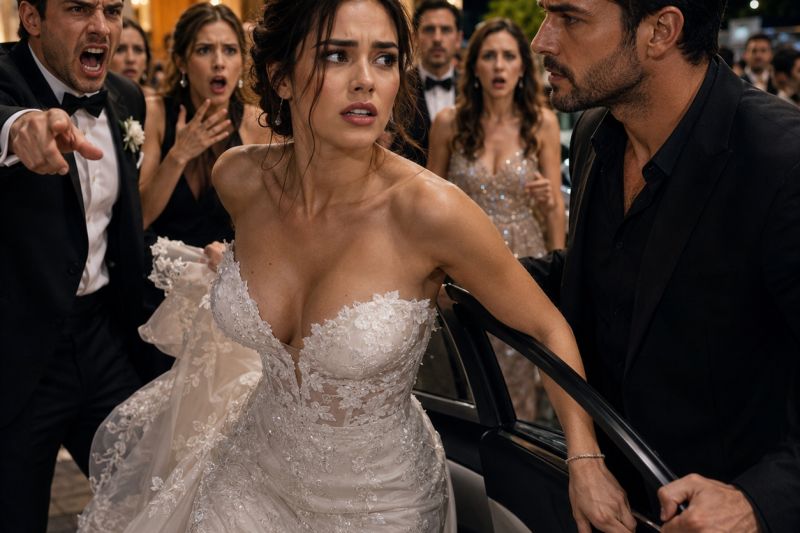 Escapé de mi boda al oír que mi prometido me compró como negocio; subí al auto de un hombre peligroso y él reveló algo que nadie esperaba de esa noche ante todos…