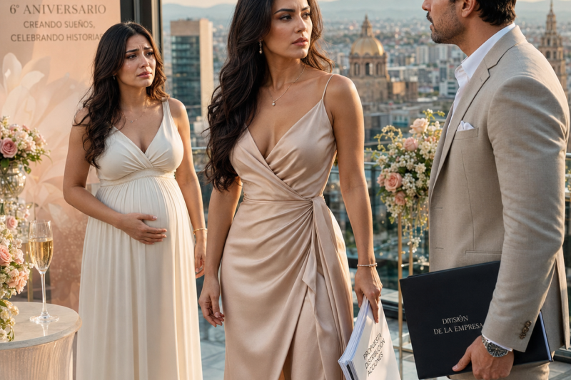 Mi mejor amiga me confesó en plena terraza que esperaba un hijo de mi esposo; él pidió dividir mi empresa, sin saber que yo ya había grabado su verdadera jugada…