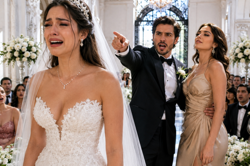 Mi prometido no solo me dejó vestida de novia frente al altar; me pidió que le cediera mi lugar a mi hermanastra porque, según él, “ella sí parecía esposa de alguien importante”.