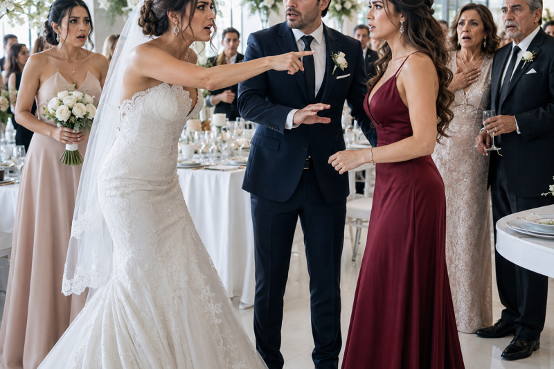 Mi hermana detuvo su propia boda para acusar a su mejor amiga de querer robarle al esposo frente a toda nuestra familia.