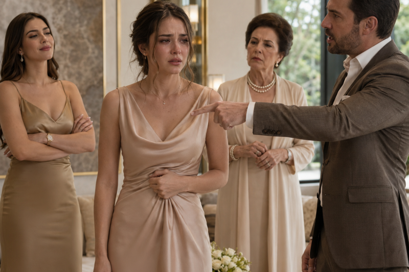 Mi esposo me pidió que le devolviera hasta el vestido que llevaba puesto, frente a su amante y frente a la mujer que durante 3 años me llamó “la esposa conveniente”.