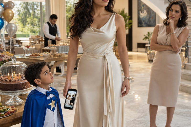 Una hora antes del cumpleaños de mi hijo, la amante de mi esposo me envió su falsa boda en Tulum, sin saber que esa noche yo podía congelarle todo el imperio
