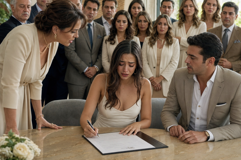 Mi mamá me llamó vergüenza de la familia frente a 12 personas en un restaurante de Polanco, y 2 horas después yo estaba firmando un acta de matrimonio con un hombre que apenas conocía.