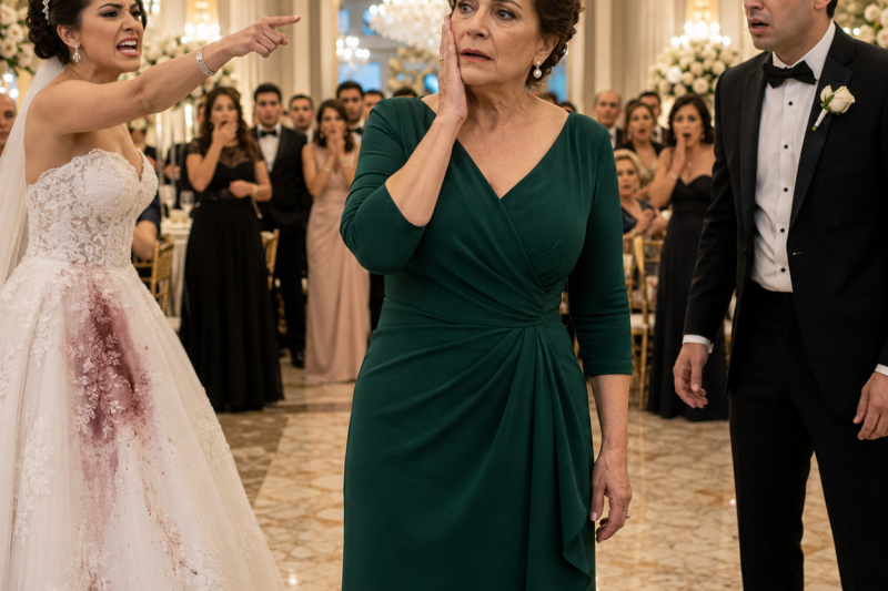 Mi nuera me abofeteó frente a todos por una mancha en su vestido de novia, pero no sabía que al echarme del salón acababa de hundir el imperio de su familia