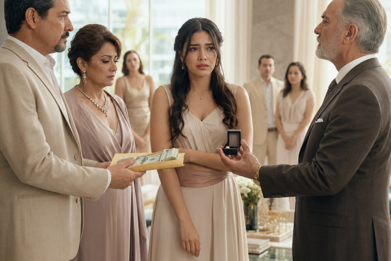 Me vendieron como esposa delante de todos, como si yo fuera la deuda más sucia que mi familia quería esconder.