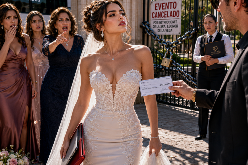 Mi suegra canceló mi boda 5 días antes, se llevó 3 millones y dejó a 240 invitados en la calle… pero olvidó quién controlaba el club donde se escondió