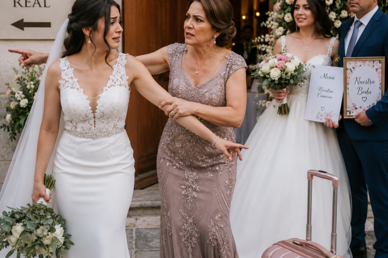 El día que mi mejor amiga entró al salón con mi ramo, mi menú, mis flores y hasta la canción que yo había elegido para mi boda, su mamá me agarró del brazo y me dijo que saliera por la puerta de servicio porque una novia cancelada no debía eclipsar a una novia de verdad.