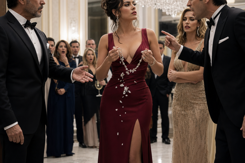 Mi esposo me llamó adorno caro frente a su amante en plena gala de Polanco; rompí el collar de diamantes y el hombre más temido del salón decidió ayudarme esa noche