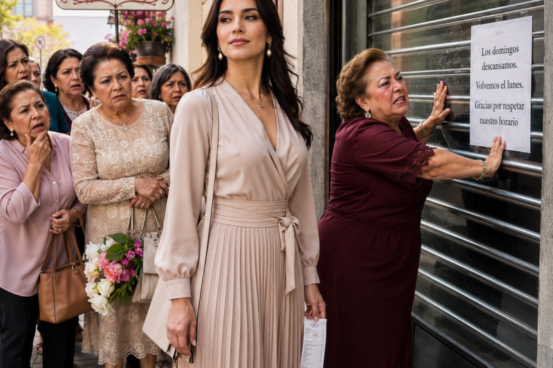 Mi suegra prometió comida gratis en mi fonda para quedar como reina del coro, pero cuando llegó con 24 invitados, la puerta estaba cerrada y el recibo la esperaba…