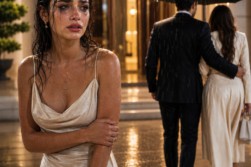 La noche en que mi esposo me dejó plantada bajo la lluvia por irse con otra mujer, entendí que una esposa escondida duele más que una amante descubierta.