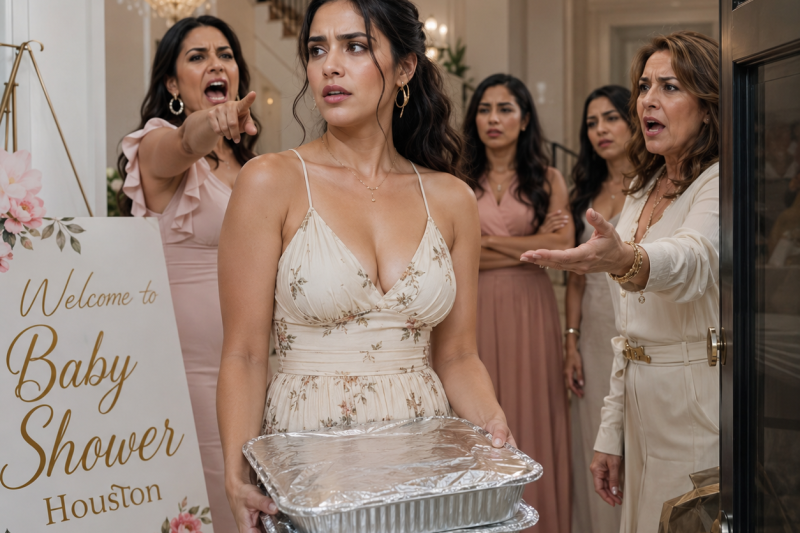 Mi amiga me borró del baby shower en Houston después de que cociné para 55 personas, pero todavía exigió que dejara las charolas por la puerta de servicio antes de que llegaran sus invitadas