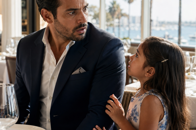 Una niña me llamó papá en un restaurante de San Diego y pidió comer conmigo; no sabía que esa cena iba a revelar la hija que perdí
