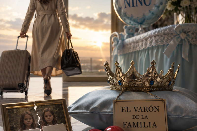 Mi suegra celebró que al fin nació “el varón de la familia” y me sacó del hospital con mis dos hijas; no sabía que yo ya tenía las maletas listas sin decir nada…