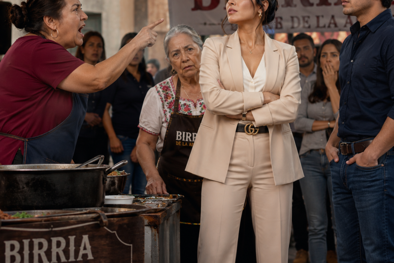 Fui a conocer a la familia de mi novio y me llamaron olor a birria; cuando quisieron hundir el puesto de mi abuela, salió mi verdadero cargo en público…