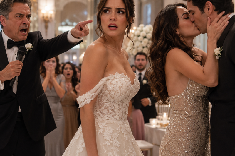 Encontré a mi esposo con la novia de mi hermano en plena boda; mi papá paró la música y reveló algo peor que la infidelidad