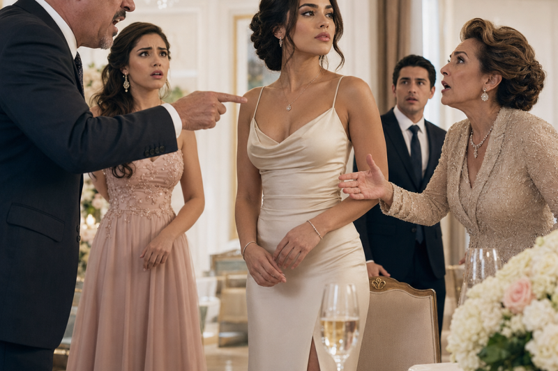 Mi padre dijo en la cena de compromiso de mi hermana que “no me mencionaban” porque era maid; no sabía que la mamá del novio me conocía como la CEO que salvó su hospital