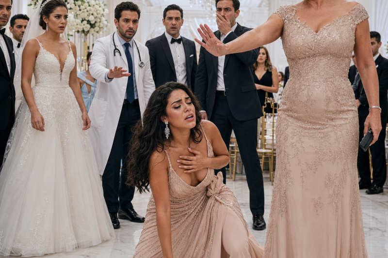 Me desplomé en la boda de mi hermana y mi mamá doctora canceló el 911 diciendo que yo fingía, sin saber que 21 médicos la habían escuchado