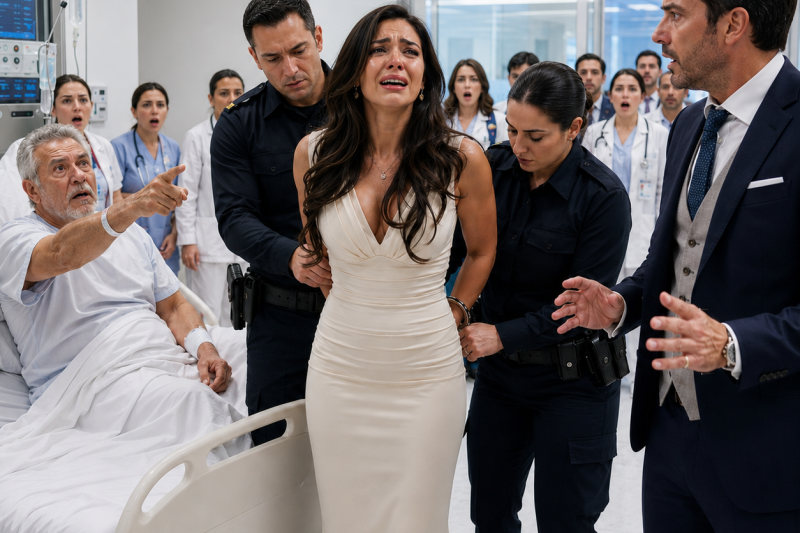La noche en que la policía me esposó frente a todo el hospital, mi padre abrió los ojos después de 11 días de “coma” y señaló al hombre que había intentado matarlo.