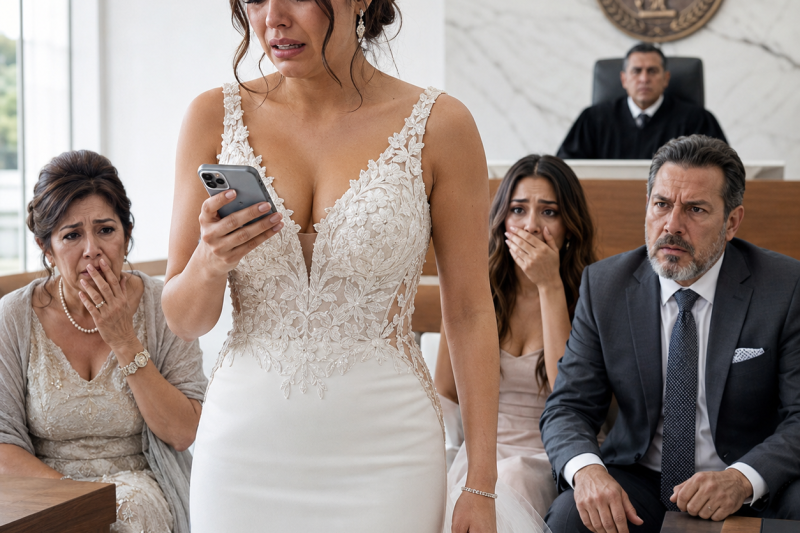 La mañana en que la jueza me obligó a leer mis propios mensajes frente a mi mamá, mi hermana y mi tío, entendí que el vestido de novia más caro de mi tienda no servía para tapar la vergüenza.