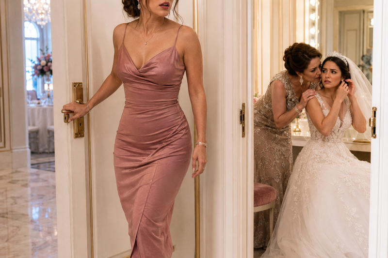 Fui a felicitar a mi cuñada en su boda y escuché a mi suegra decir que mi esposo me dejaría después de quitarle a mi papá su empresa, su casa y su confianza…