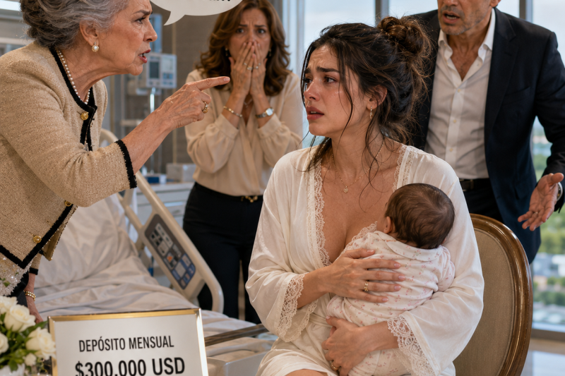 Mi abuela entró al hospital y preguntó si $300,000 al mes no bastaban; yo estaba con mi bebé y no había recibido nada