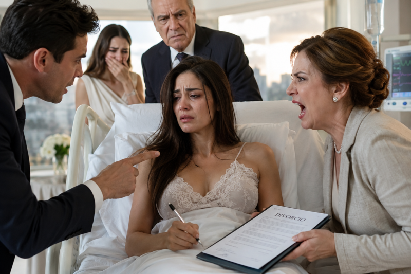 Me obligaron a firmar el divorcio en la cama del hospital tras perder a mi bebé; no sabían que esa firma les costaría $2 millones