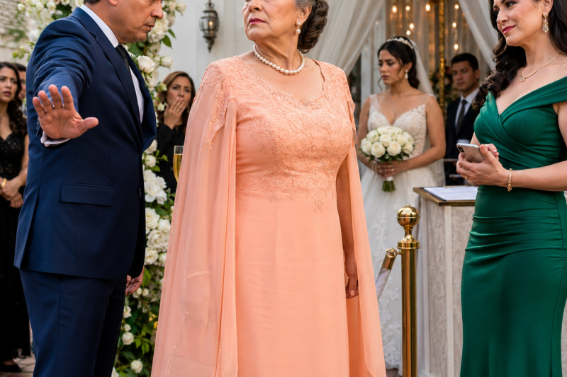 Mi hijo me cerró la entrada a la boda de mi nieta en Los Ángeles frente a 200 invitados; olvidó que yo había pagado cada flor y cada mesa