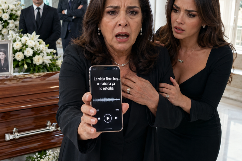 El día que enterramos a mi papá, mi mamá recibió un audio frente al ataúd cerrado: “La vieja firma hoy… o mañana ya no estorba”.