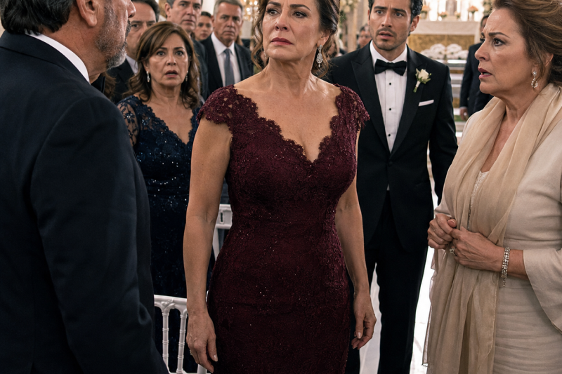 Mi esposo me juró que su amiga de prepa era cosa del pasado, pero en la boda del hijo de ella todos vieron por qué llevaba 30 años mintiéndome frente a todos…