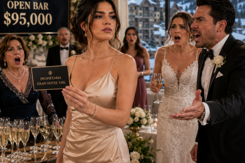 Mi esposo canceló mi llave del resort y usó mis $95,000 para el open bar de la boda; no sabía que yo era la dueña del hotel en Vail