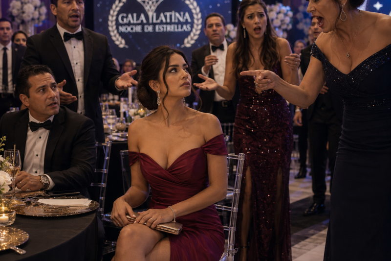 En la gala latina me ordenaron levantarme porque “ese lugar era para gente importante”; no sabían que mi esposo iba a financiar todo el evento
