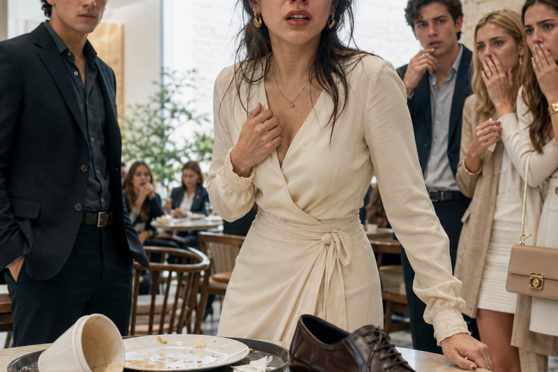 Me hicieron arrodillarme en la cafetería de la universidad y pusieron un zapato de piel frente a mi boca, como si mi beca fuera una correa y mi pobreza una culpa.