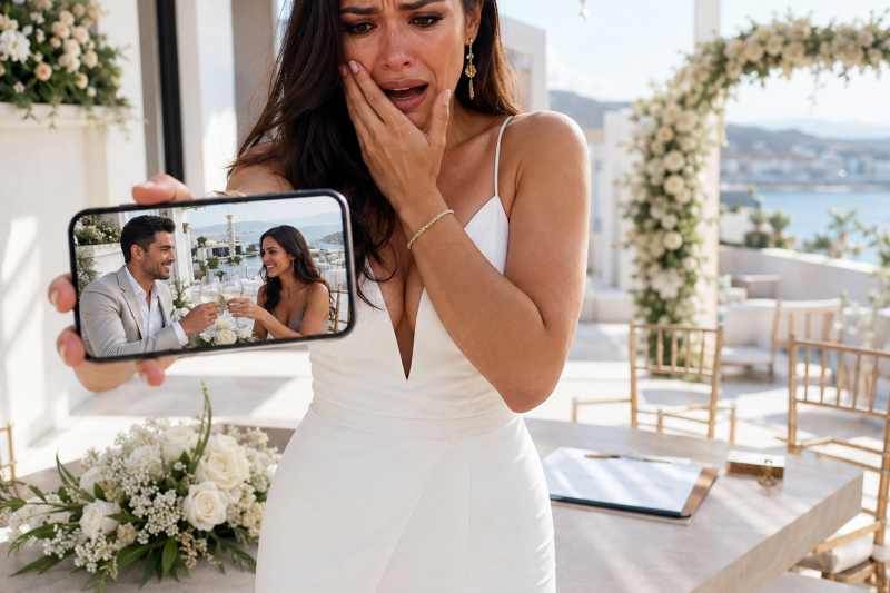 El día que debía firmar mi matrimonio civil, mi prometido apareció en el video de mi hermana, brindando con ella en la terraza donde yo había pagado hasta las sillas.