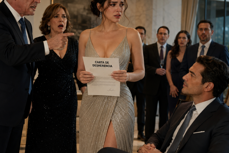Mis padres me dieron una carta de desherencia en mi cumpleaños frente a sus inversionistas; no sabían que mi esposo callado podía retirarles más poder del que ellos jamás me quitaron