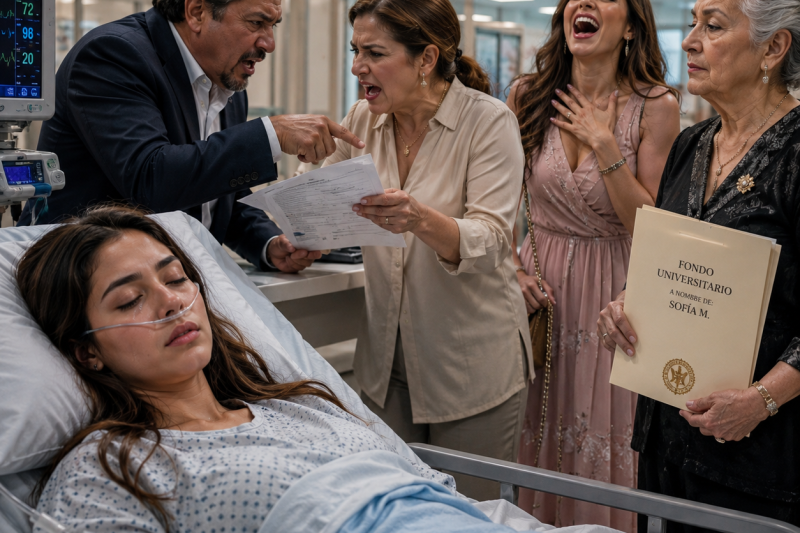 Mientras yo estaba inconsciente en cirugía de columna, mis padres vaciaron mi fondo universitario para dárselo a mi hermana; no sabían que mi abuela aún me protegía