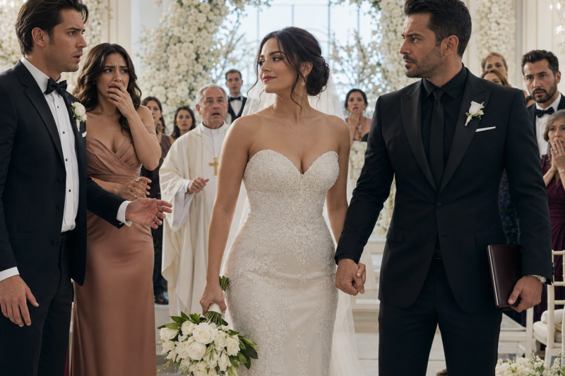 Descubrí a mi prometido con mi dama de honor 10 minutos antes de la boda; en el altar me casé con el hombre que vino a cobrarle $3 millones