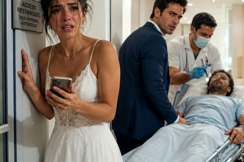La madrugada en que mi prometido ordenó sedar a un paciente herido para sacarlo por la puerta trasera, descubrí que mi boda no era una promesa de amor, sino una operación de limpieza.