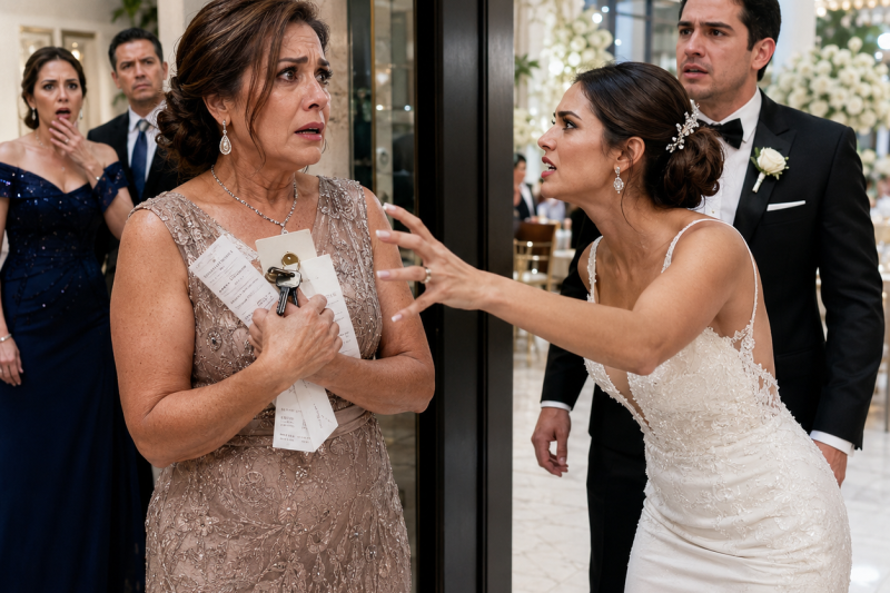 La noche en que mi hijastra me pidió mi casa como regalo de bodas, todavía me faltaban 3 pagos por cubrir de su banquete.